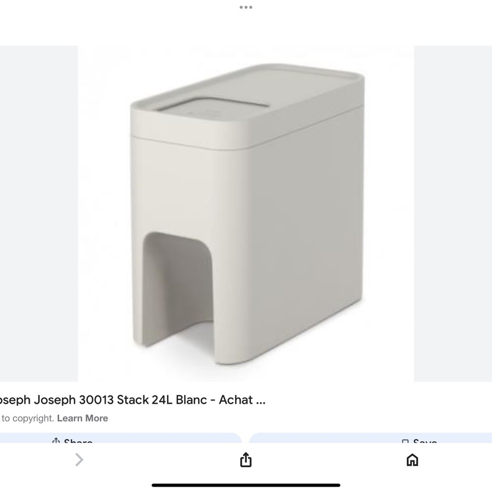 Joseph Joseph Stone and Green Kitchen Intelligent Waste Bin